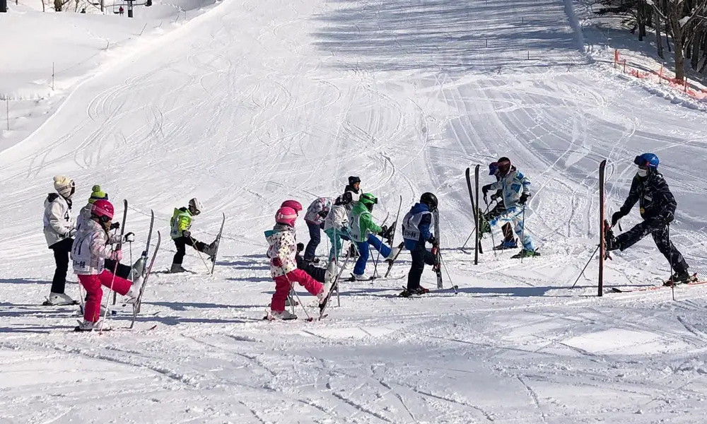 child group ski lessons
